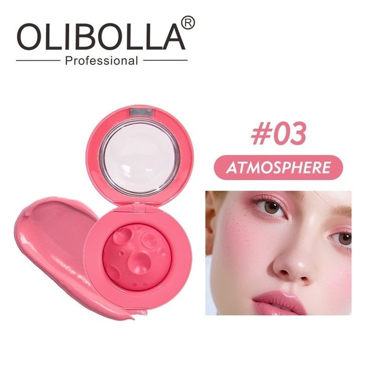 رژگونه و رژ لب خیس اولیبولا مدل فضایی OLIBOLLA