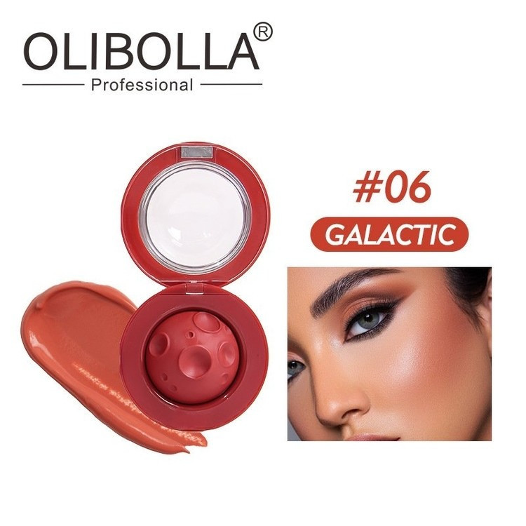 رژگونه و رژ لب خیس اولیبولا مدل فضایی OLIBOLLA