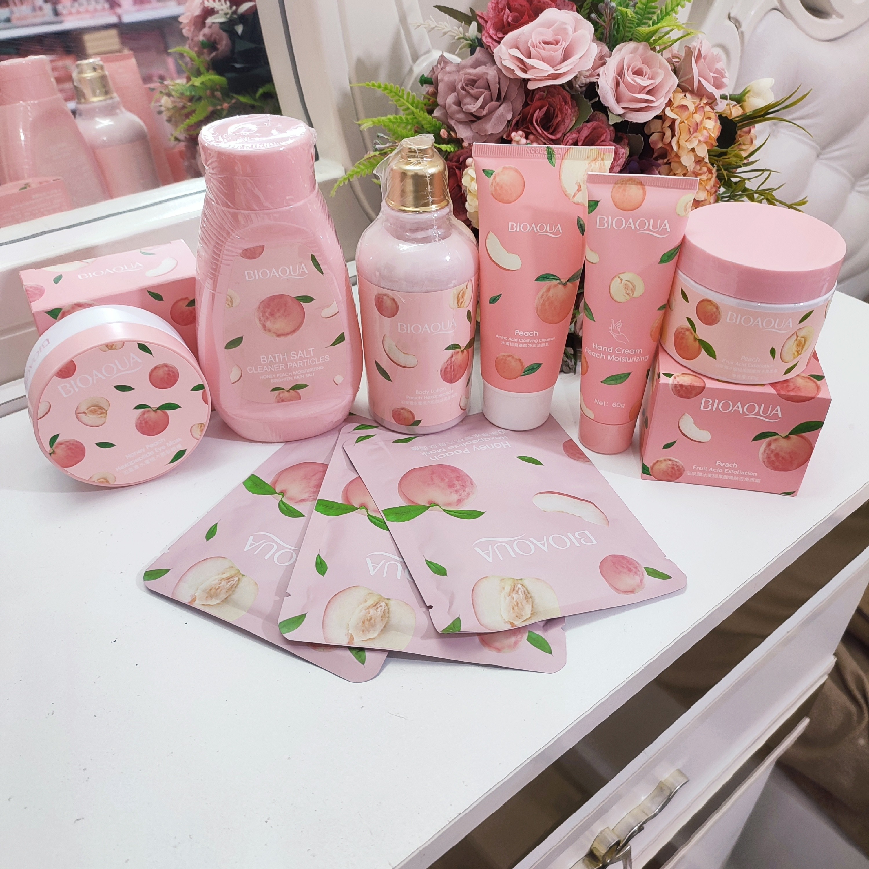 پک محصولات هلو بیواکوا اصل وارداتی (9 تکه)