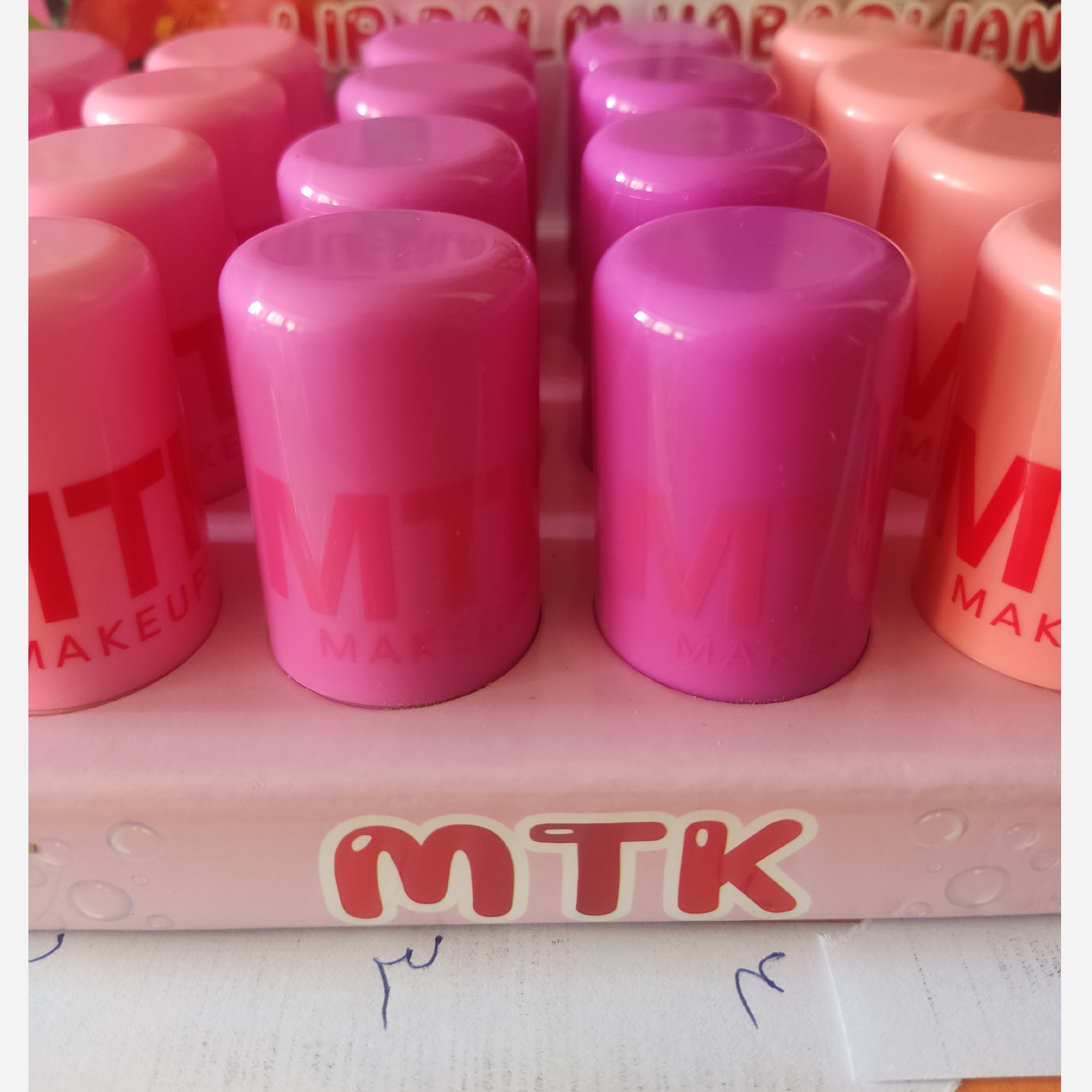 تینت ژله ای MTK دار( برای لب و گونه و ... ) تینت لب ژله ای