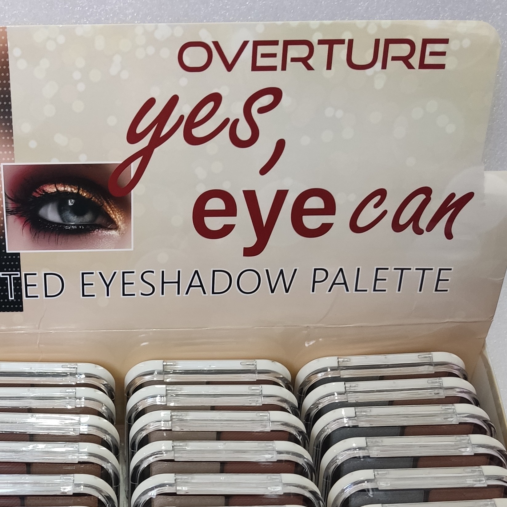 پالت سایه چشم و ابرو 6 رنگ OVERTURE
