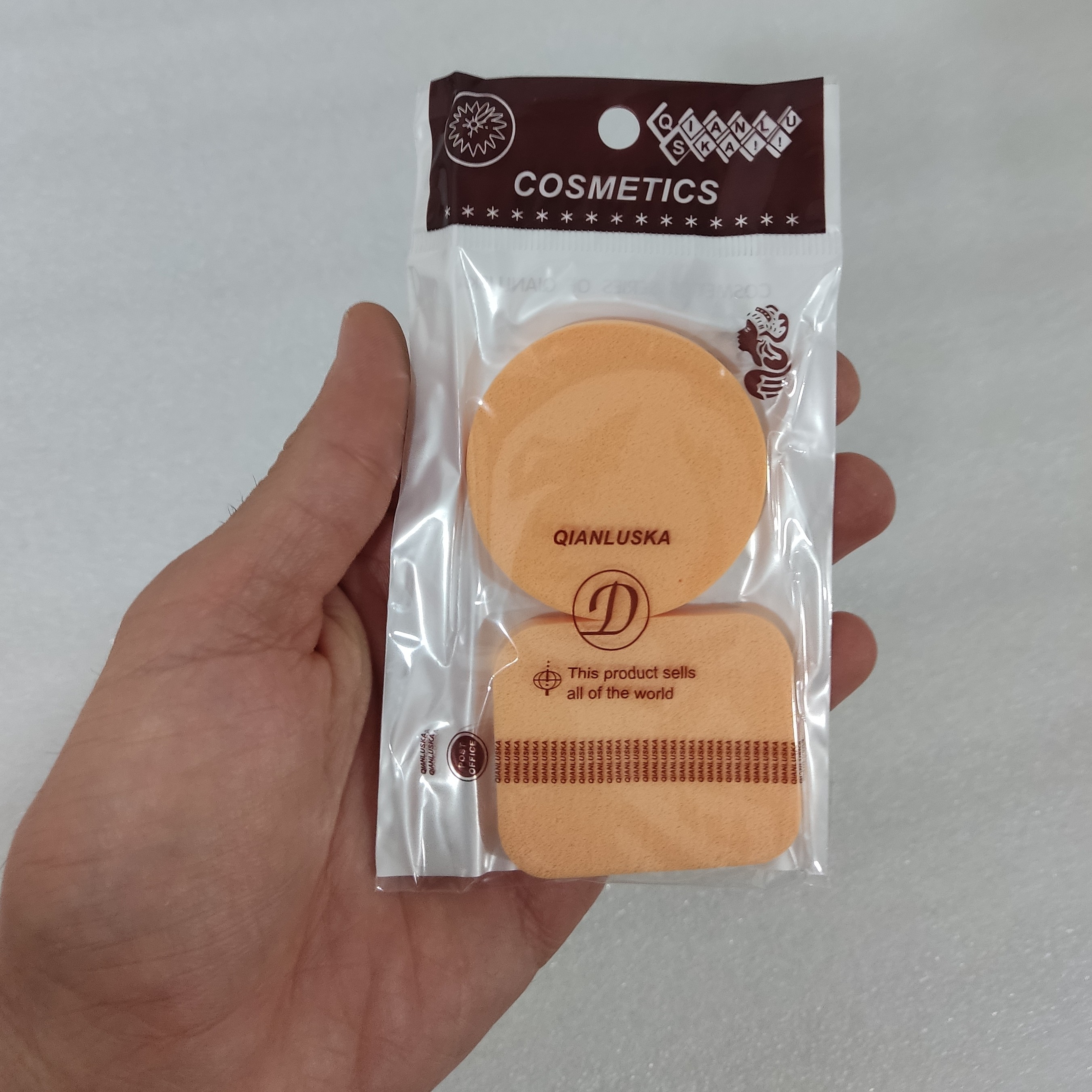 پد پنکک دایره ای و چهار گوش COSMETIC