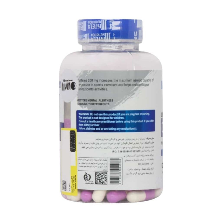 کافئین 200 میلی گرم استلا 90 عددی