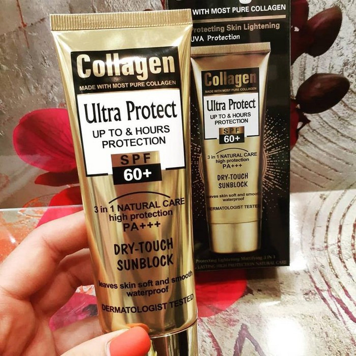 ضد آفتاب بی رنگ کلاژن ووکالی با spf 60 و 90 کاملا اصل و اورجینال