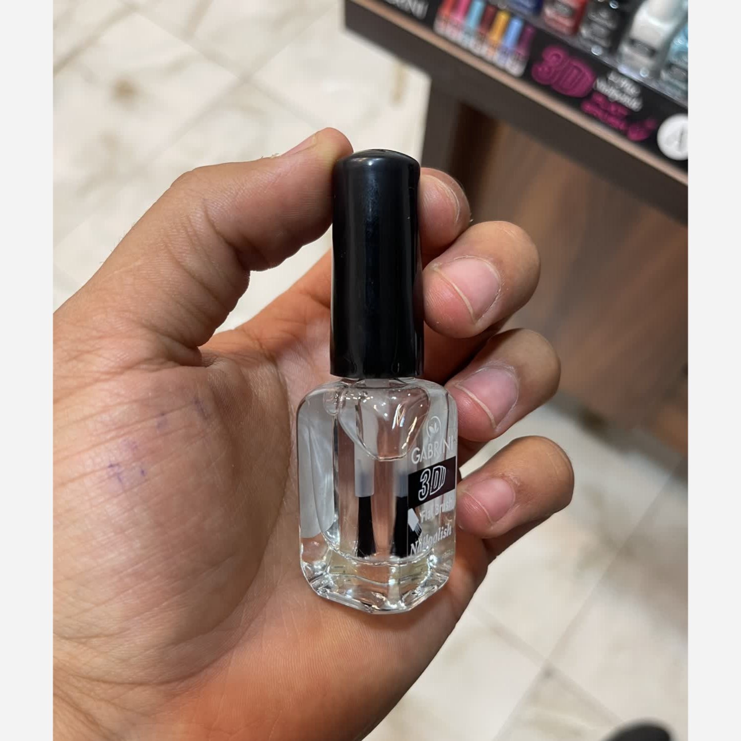 برق ناخن ( لاک بی رنگ ) گابرینی