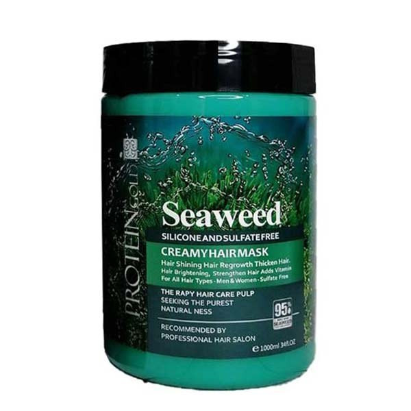 ماسک مو جلبک دریایی بدون سولفات و ترمیم کننده و ضد ریزش سیوید گویک حجم 1000 میل Seaweed