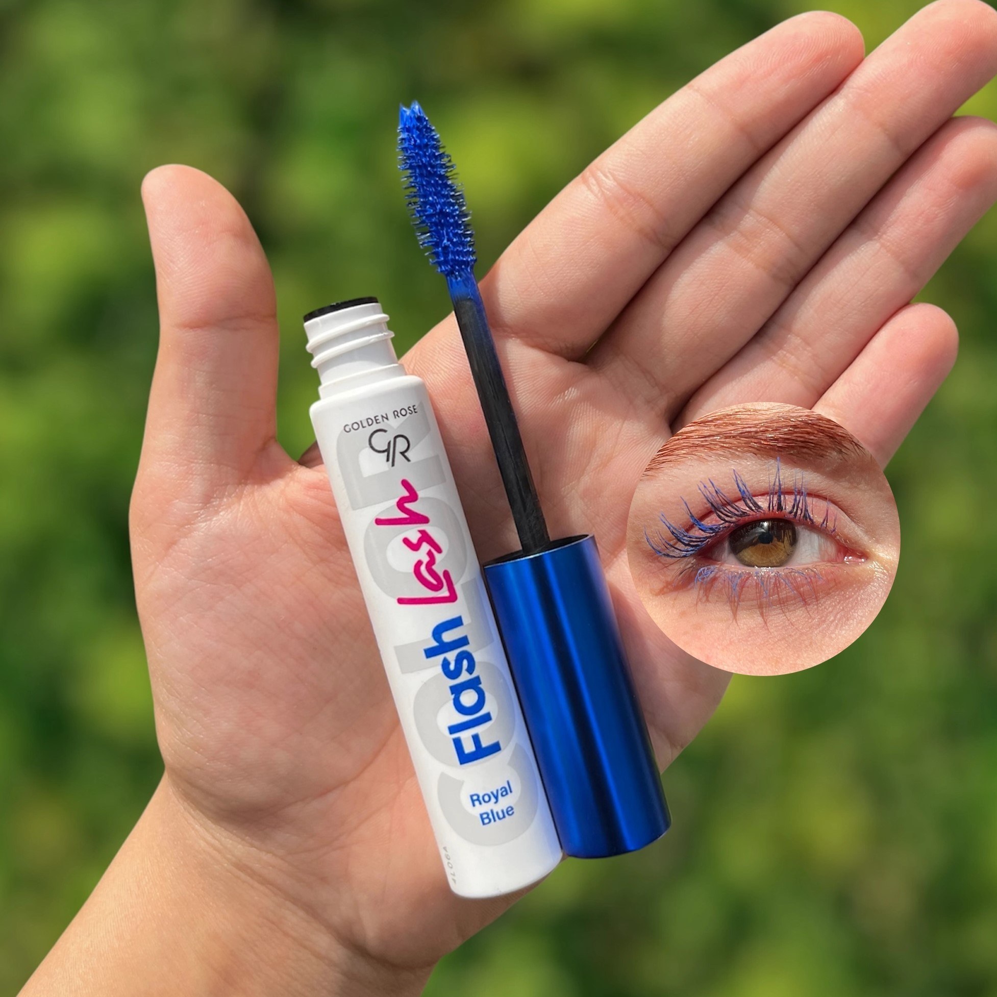ریمل آبی گلدن رز مدل flash lash حجم دهنده و پرپشت کننده با ضمانت اصل و اورجینال