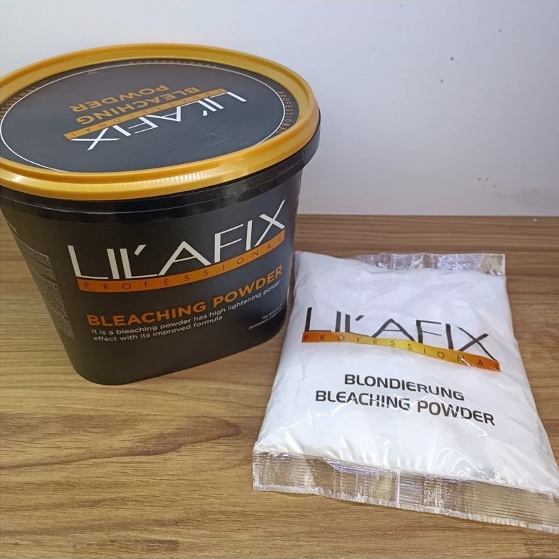 پودر دکلره لیلافیکس 2 کیلویی آبی و سفید اصل اورجینال ترکیه (lilafix bleach powder