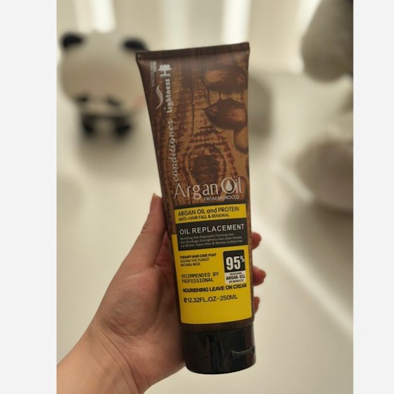 ماسک مو روغن آرگان لایتنس ( بیرون حمام بدون آبکشی ) بدون سولفات اصل اسلواکی 250 میل