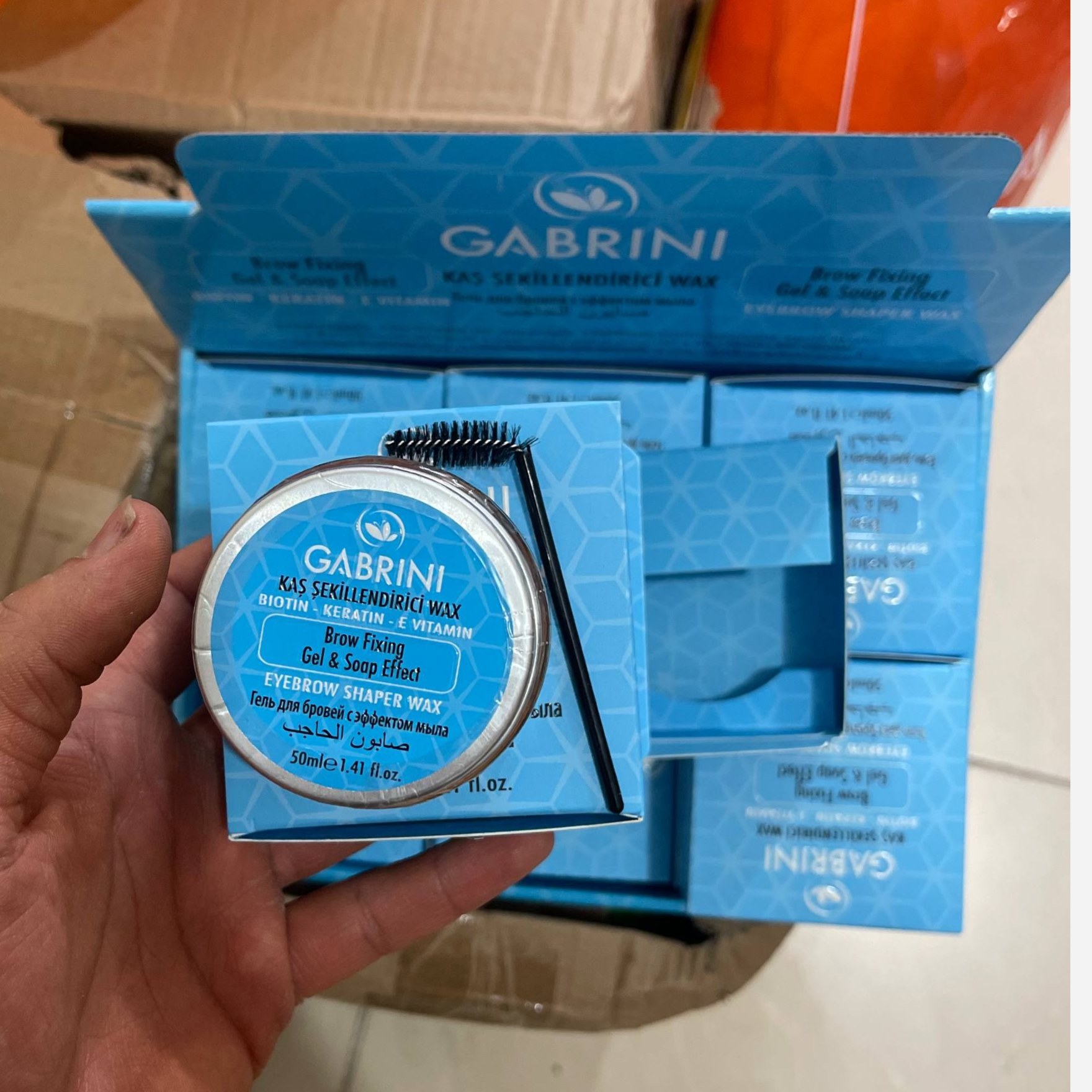 ژل ابرو کاسه ای گابرینی اصل ترکیه 50 میل