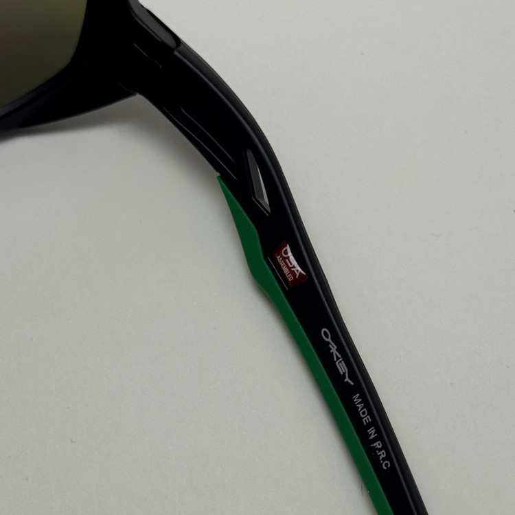 عینک آفتابی اسپرت اوکلی Oakley مدل 9019 سبز مشکی عدسی آبی