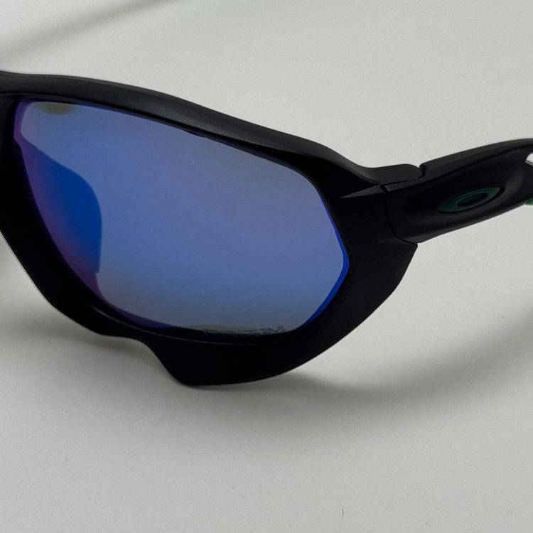 عینک آفتابی اسپرت اوکلی Oakley مدل 9019 سبز مشکی عدسی آبی