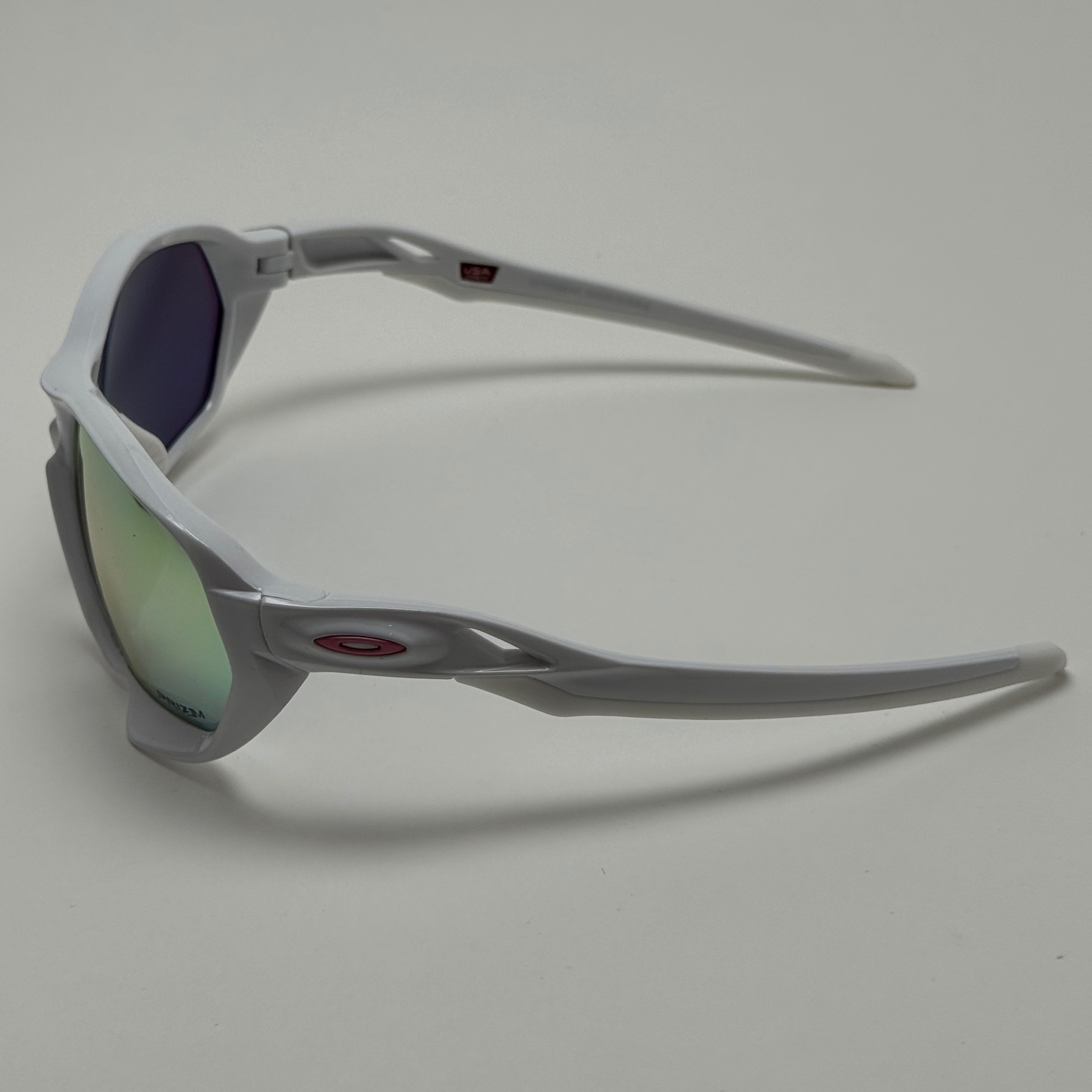 عینک آفتابی اسپرت اوکلی Oakley مدل 9019 سفید صورتی - عینک اوکلی زنانه