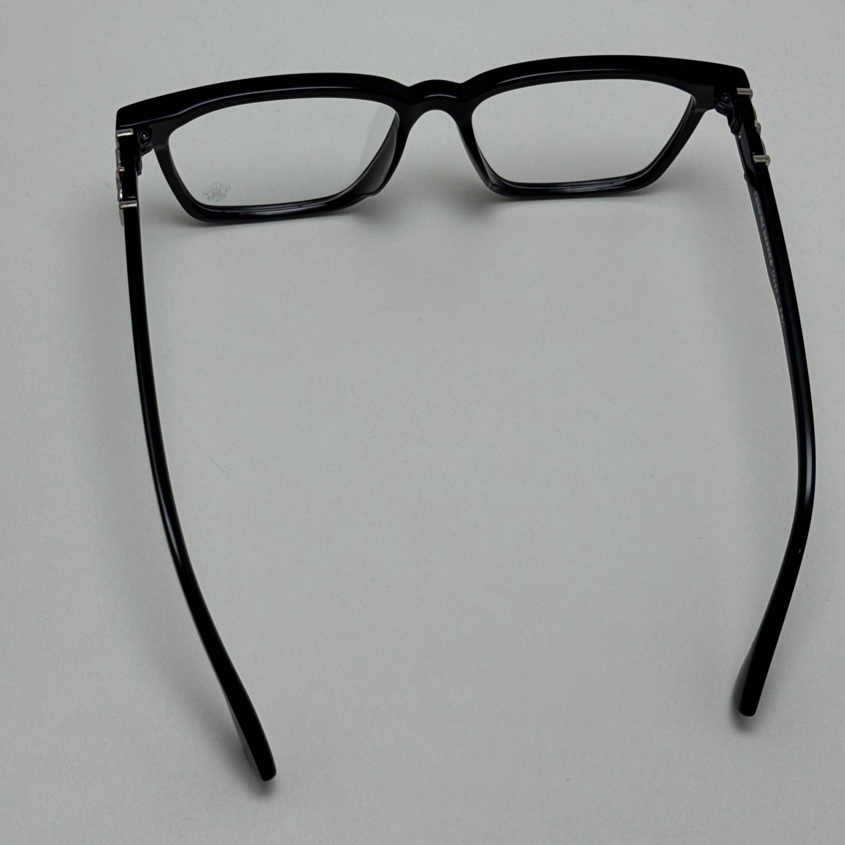 عینک بلوکات کروم هارتز مشکی نقره ای Chrome Hearts 52342 - کیفیت مستر