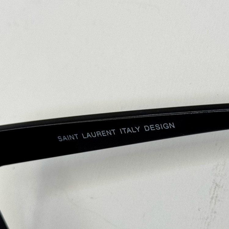 عینک آفتابی ysl مشکی عدسی آبی کد 2001