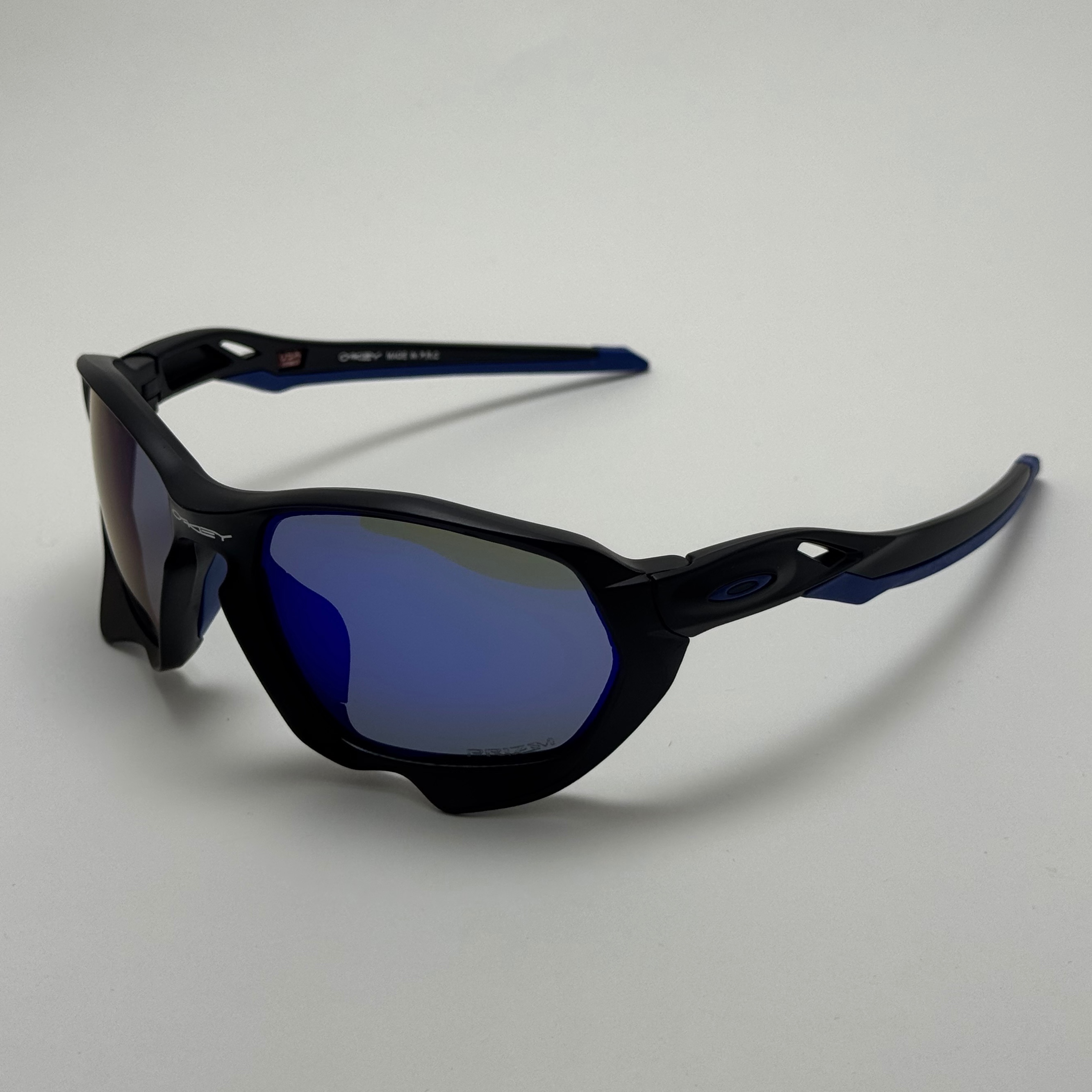 عینک آفتابی اسپرت اوکلی Oakley آبی فریم مشکی کد 9019