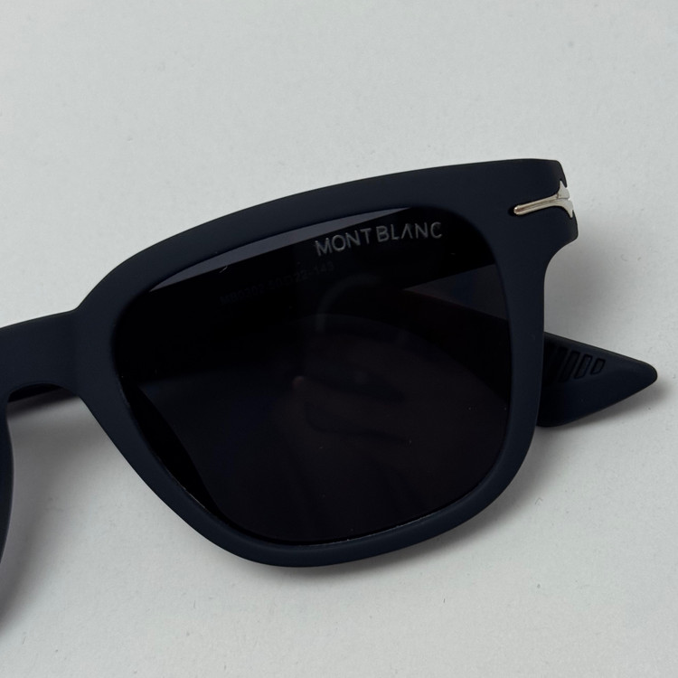 عینک آفتابی پلاریزه مون بلان MONT BLANC سبک آبی نفتی کد 0302