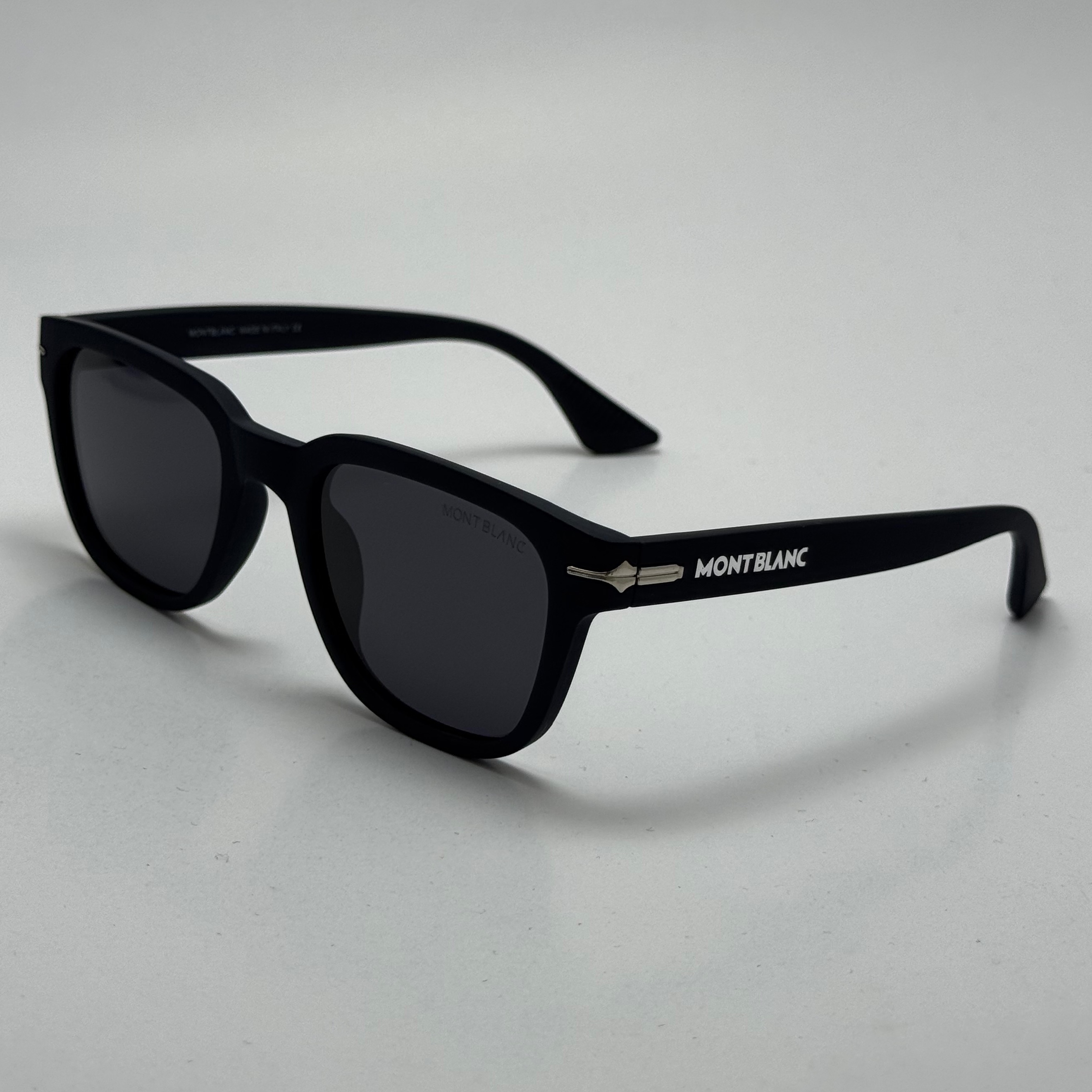 عینک آفتابی پلاریزه مون بلان MONT BLANC سبک آبی نفتی کد 0302