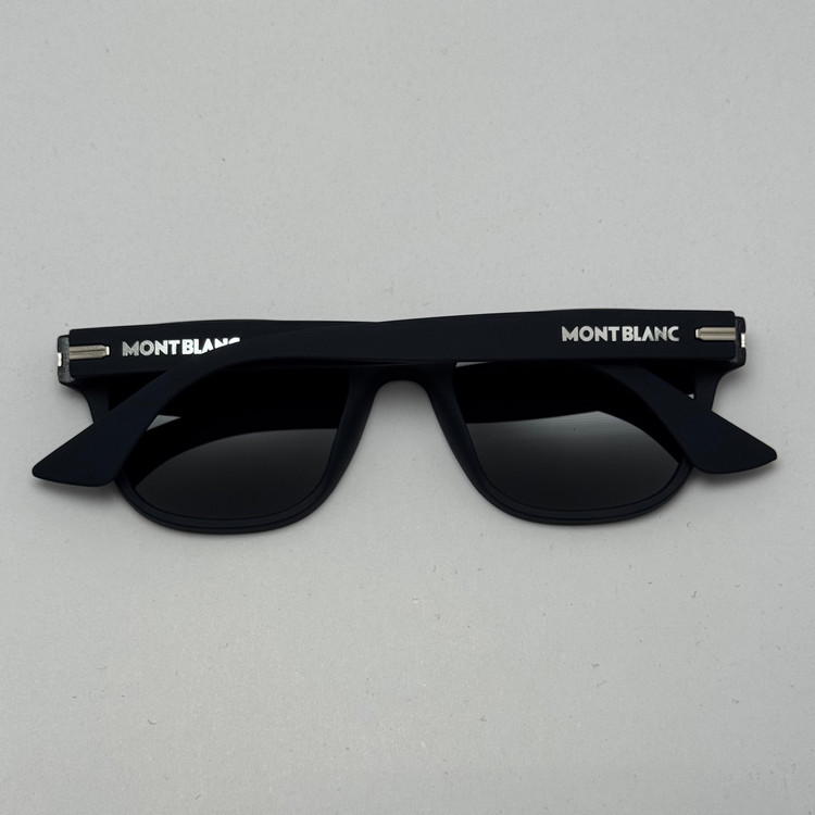 عینک آفتابی پلاریزه مون بلان MONT BLANC سبک آبی نفتی کد 0302