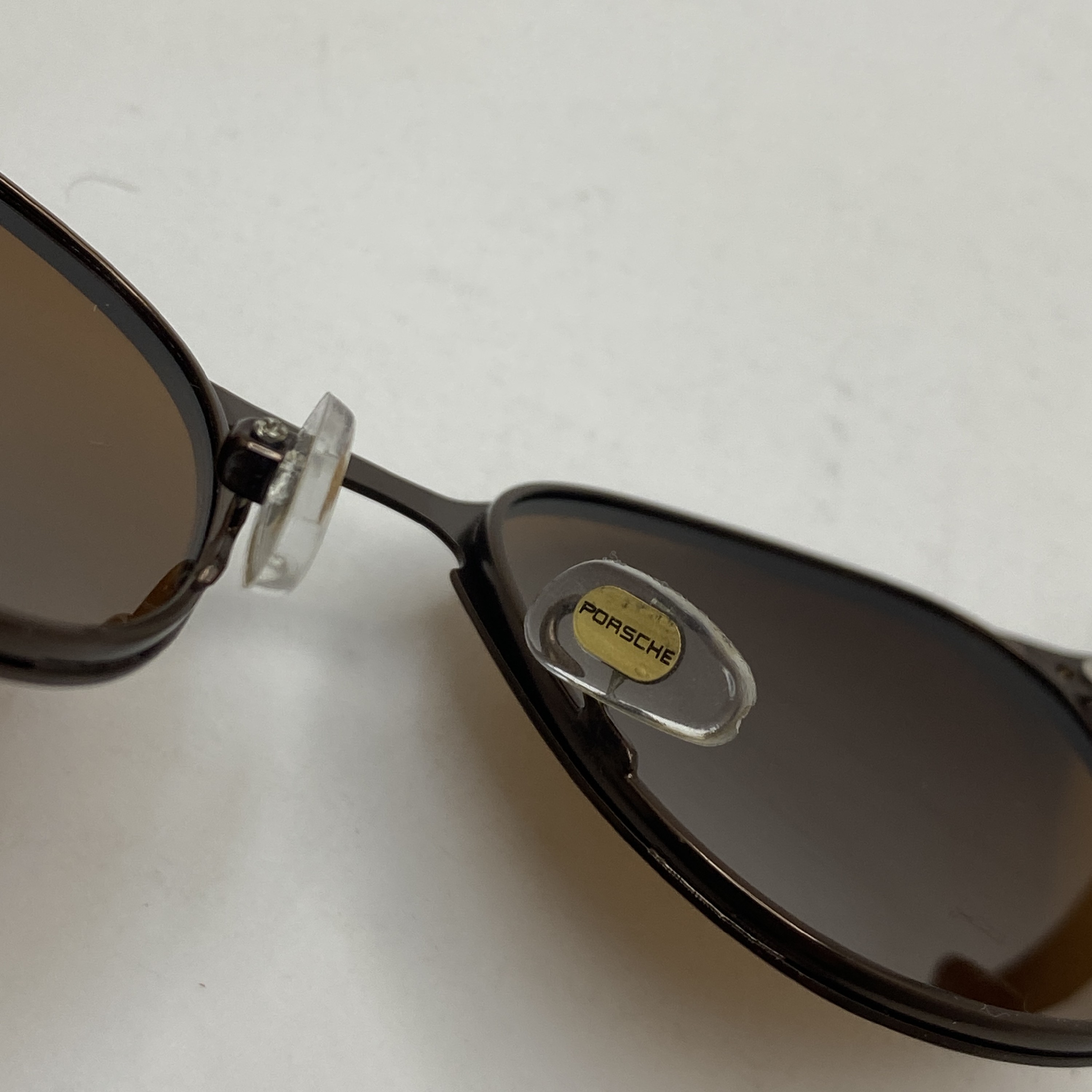 عینک آفتابی پلاریزه پورشه PORSCHE DESIGN گرد قهوه ای