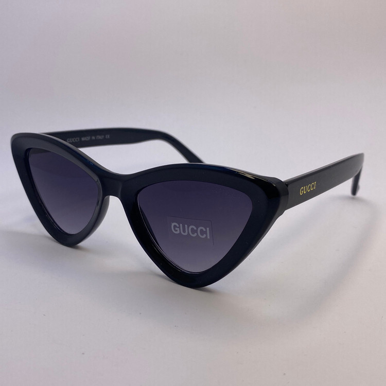 عینک گوچی gucci ایتالیا مشکی محافظ کامل uv400 به همراه کاور و دستمال نانو مخصوص عینک