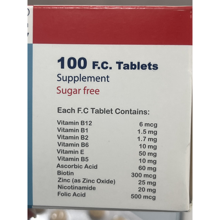 قرص نفروویت 100 عددی مولتی ویتامین CKD برای بیماری های مزمن کلیوی، بدون قند