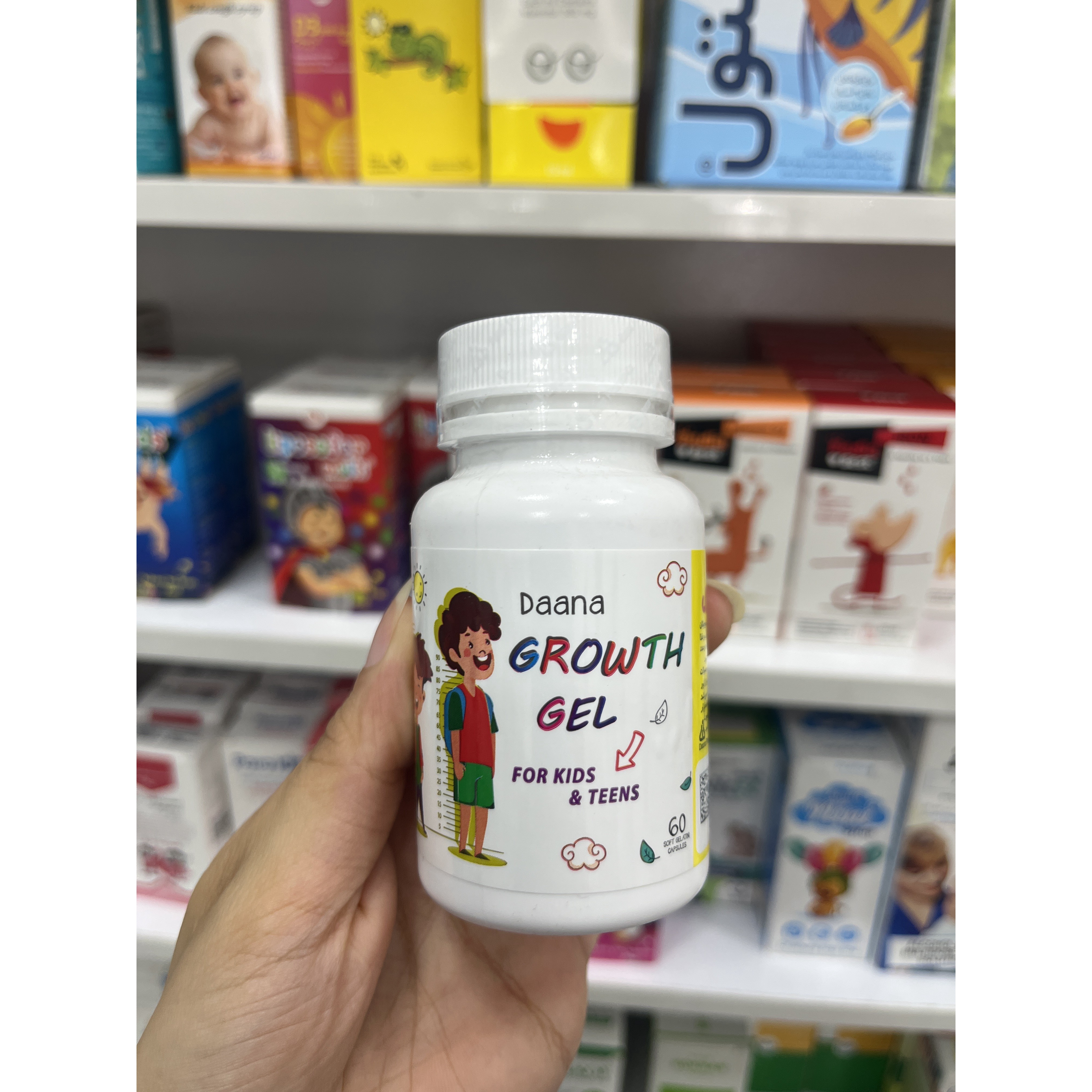 کپسول ژلاتینی گروث ژل دانا 60 عددی