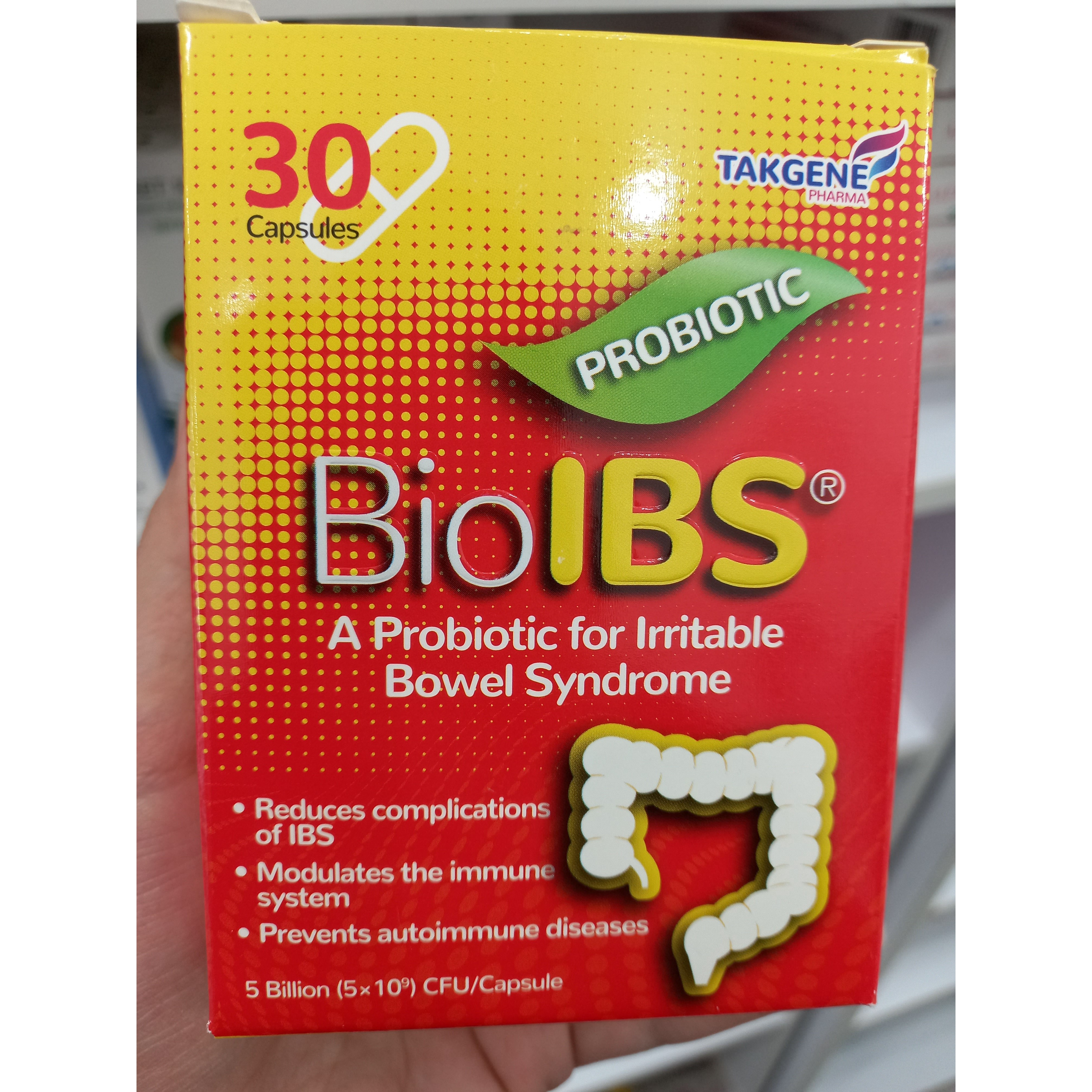 کپسول پروبیوتیک بایو آی بی اس تک ژن برای سندرم روده تحریک پذیر 30 عدد