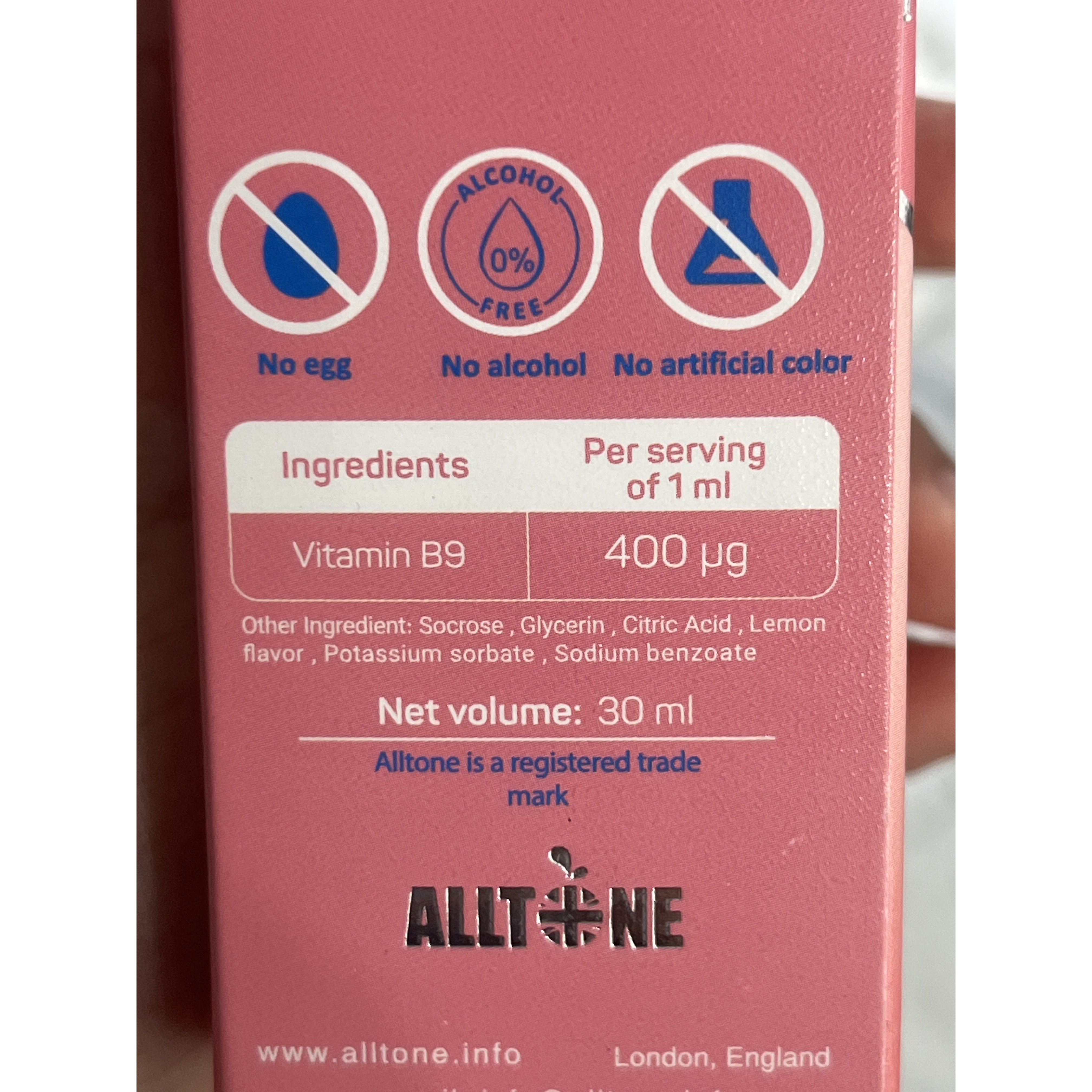 قطره اسید فولیک فولیمکس آلتون 30 میلی لیتر