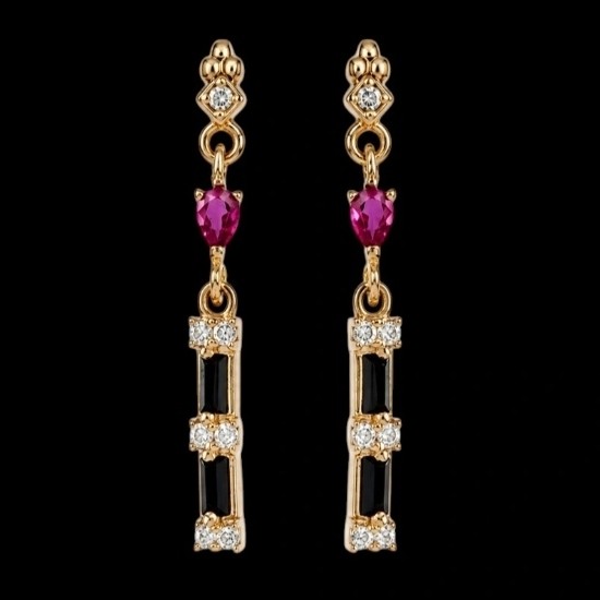 گوشواره طلا 18عیار یولایلا 1.300گرم
