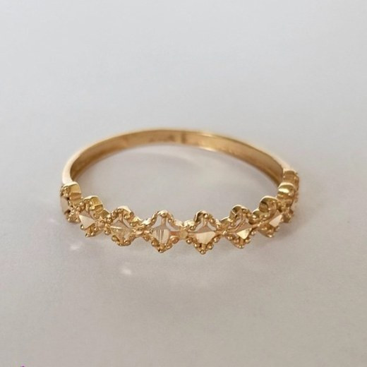 انگشتر طلا 18عیار رژینا 0.890گرم