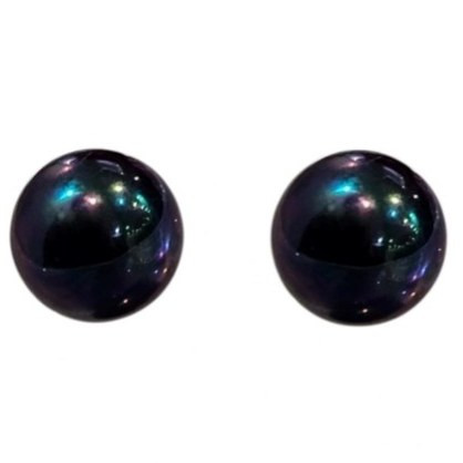 گوشواره طلا 18عیار میخی مروارید گلکسی 0.250گرم