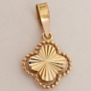 پلاک آویز طلا 18عیار ونکلیف جانا 0.340گرم