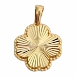 آویز طلا 18عیار شبدر ونکلیف 0.660گرم