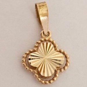 پلاک آویز طلا 18عیار ونکلیف جانا 0.210گرم