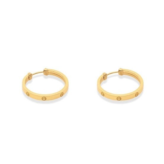 گوشواره طلا 18عیار کارتیه لاو 1.660گرم
