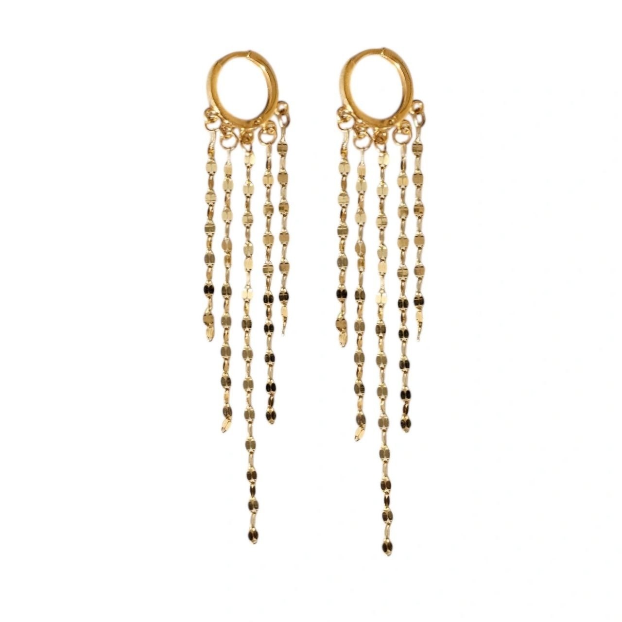 گوشواره طلا 18عیار استارز آبشاری 1.620گرم