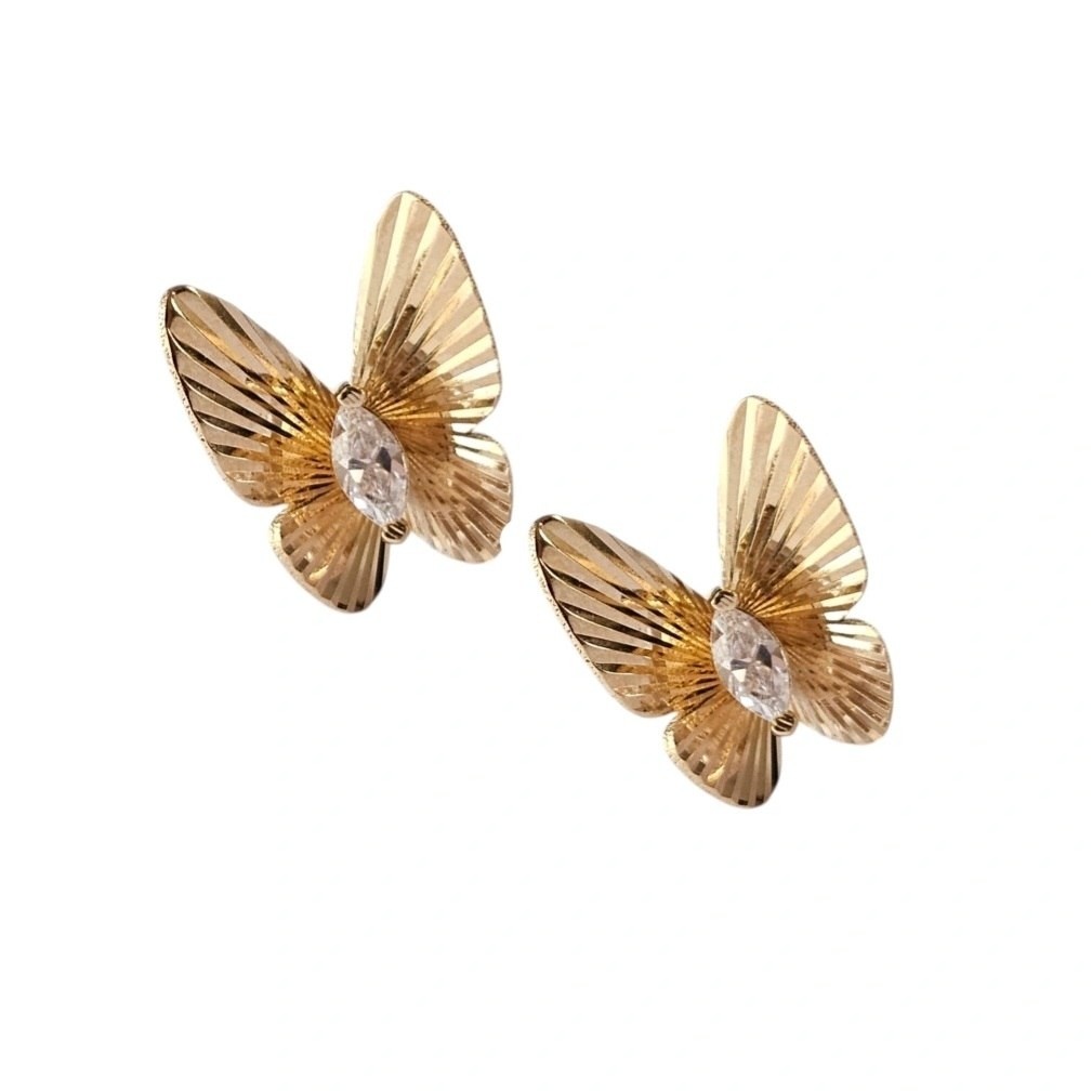 گوشواره طلا 18عیار پروانه سلنا 1.620گرم