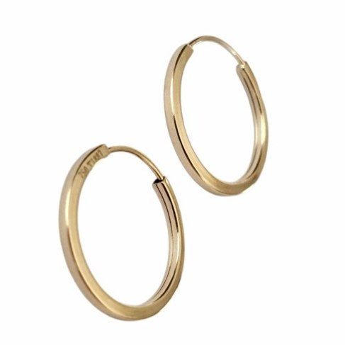 گوشواره طلا 18 عیار حلقه ای آرچل 1.500گرم