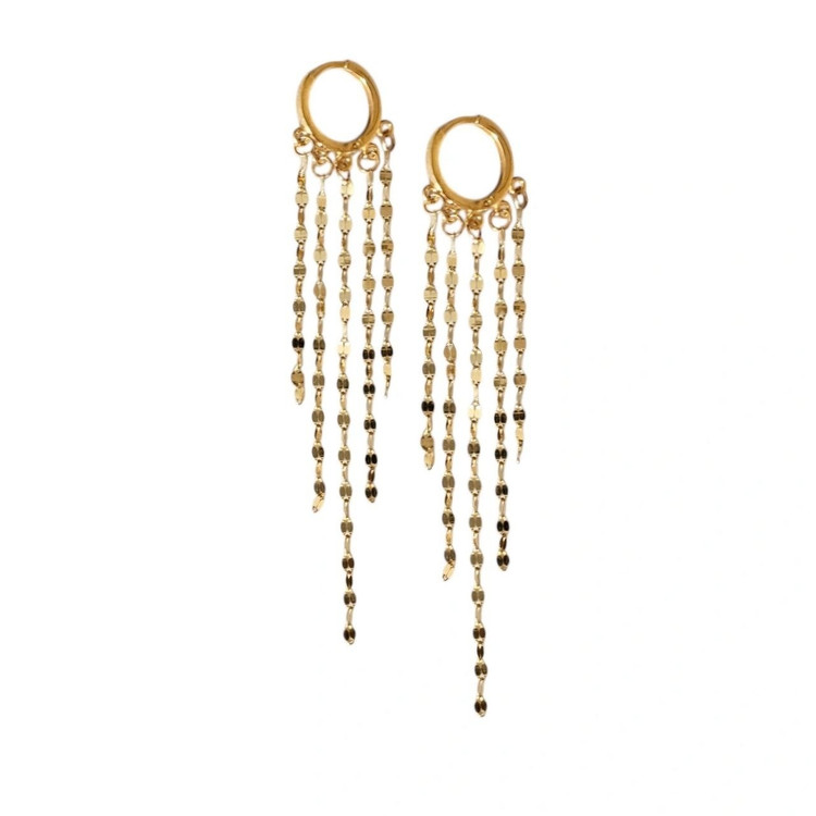 گوشواره طلا 18عیار استارز آبشاری 1.080گرم