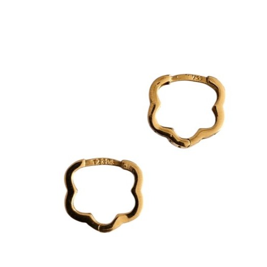 گوشواره طلا 18 عیار گل ورساچه 1.370گرم
