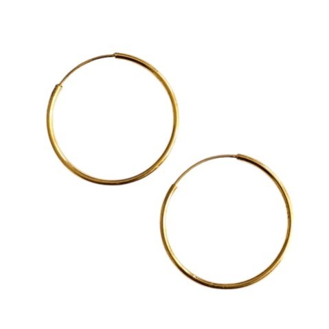 گوشواره طلا 18عیار حلقه ای 1.520گرم