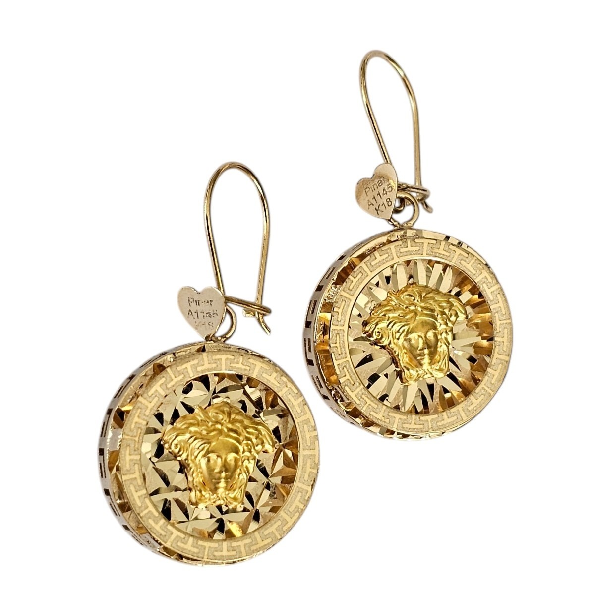 گوشواره طلا 18عیار ورساچ 5.300گرم