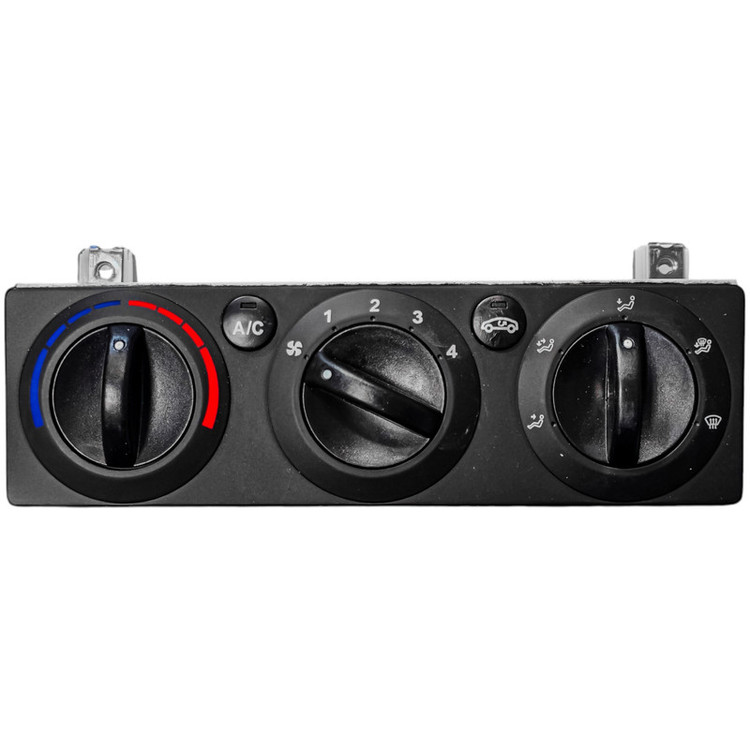 پنل کنترل تهویه بست یدک مدل روتاری پهن ۲ سوکت مناسب برای پژو ۴۰۵ و پژو آردی