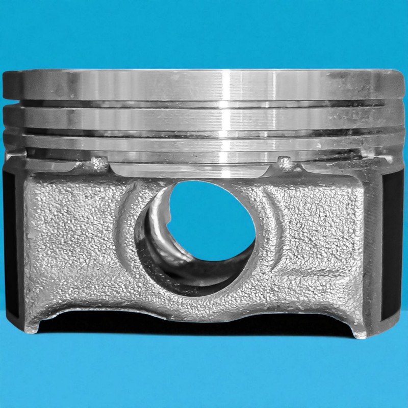 پیستون و گژن پین خودرو فورس مدل 0.50 مناسب برای ساینا و کوییک بسته ۴ عددی