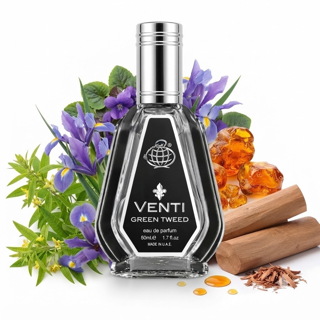 عطر ادکلن مردانه گرین ایریش توید فرگرانس ورد Venti Green Irish Tweed