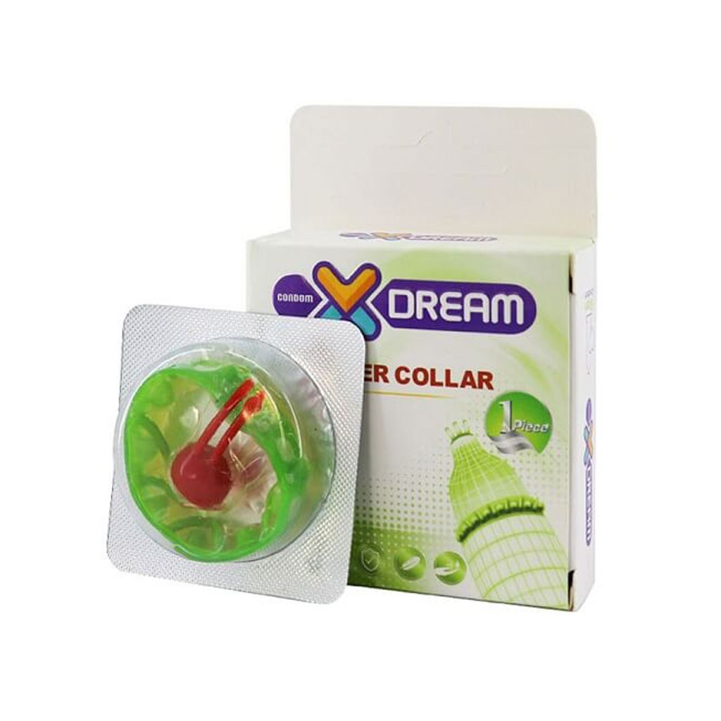 کاندوم فضایی اره ماهی ایکس دریم XDream Alien SUPER COLLAR بسته 1 عددی