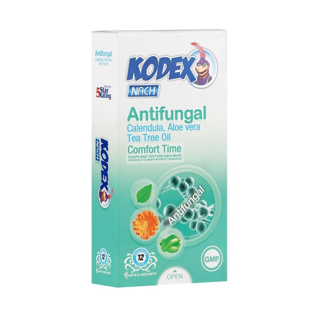 کاندوم ضد قارچ روان آنتی فانگال ناچ کدکس NACH KODEX بسته 12 عددی