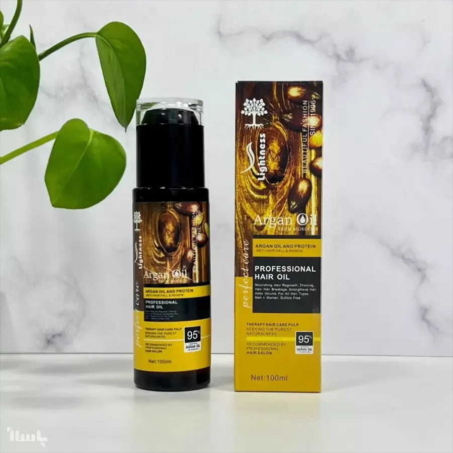 روغن آرگان 95 درصد لایتنس Lightness حجم 100ml