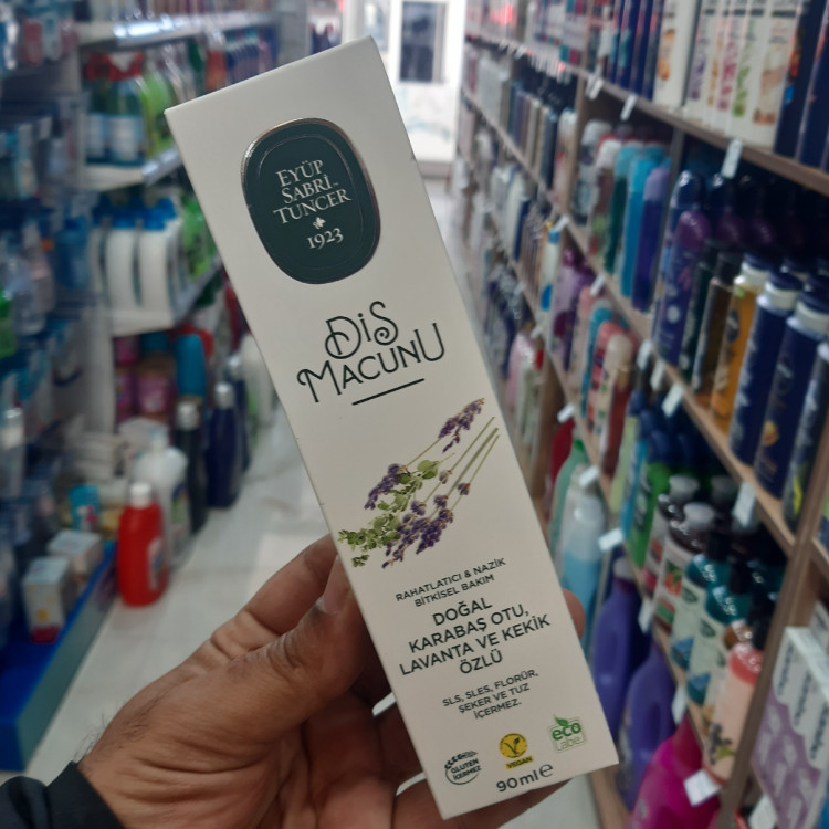 خمیردندان اسطوخودوس ایوب صبری بدون گلوتن 90 میل ترکیه